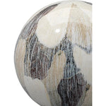 Cream Ceramic Painted Sphere Coastal Decor - Small - LOOMLAN - Jamie Young - Statues & Sculptures