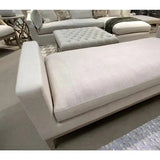 Cream Chaise Lounge Living Room Solid Frame - LOOMLAN - Essentials For Living - Chaises