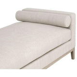 Cream Chaise Lounge Living Room Solid Frame - LOOMLAN - Essentials For Living - Chaises