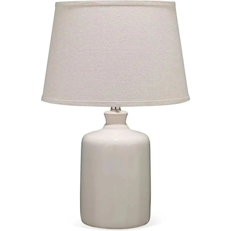 Cream Glass Cream Milk Jug Table Lamp - LOOMLAN - Jamie Young - Table Lamps