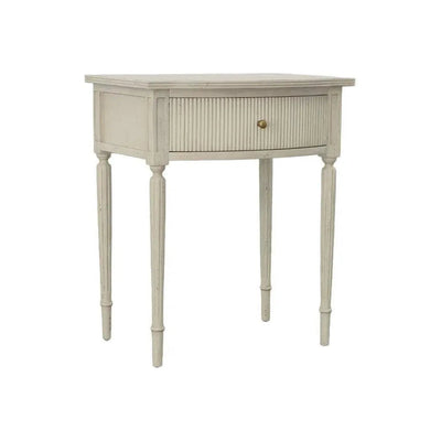 Cream Magdalin Side Table - LOOMLAN - Furniture Classics - Side Tables