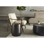 Creed Iron Captivating Round End Table - LOOMLAN - SUNPAN - Side Tables