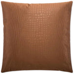 Croc Copper Throw Pillow With Insert - LOOMLAN - D.V. Kap - Throw Pillows