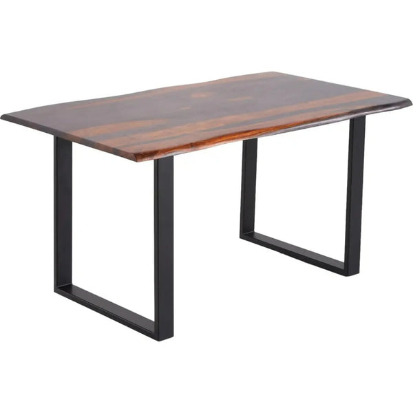 Crofford Iron Based Rectangular Dining Table - LOOMLAN - LOOMLAN - Dining Tables