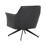 Crosby Leather Swivel Lounge Chair - LOOMLAN - SUNPAN - Accent Chairs