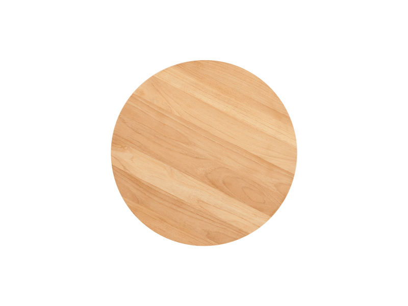 Cross Legs Nesting Teak Patio Side Table - LOOMLAN - HiTeak - Outdoor Side Tables