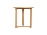 Cross Legs Nesting Teak Patio Side Table - LOOMLAN - HiTeak - Outdoor Side Tables