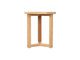 Cross Legs Nesting Teak Patio Side Table - LOOMLAN - HiTeak - Outdoor Side Tables