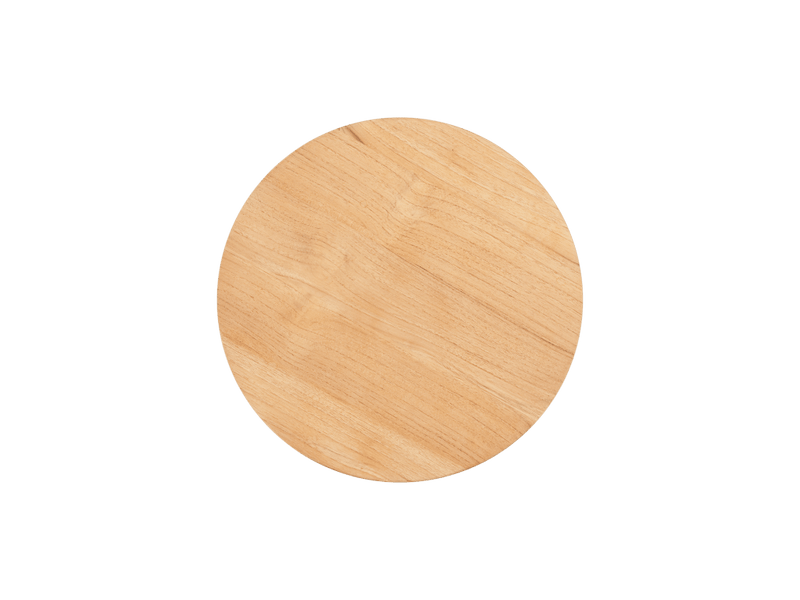 Cross Legs Nesting Teak Patio Side Table - LOOMLAN - HiTeak - Outdoor Side Tables