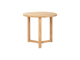 Cross Legs Nesting Teak Patio Side Table - LOOMLAN - HiTeak - Outdoor Side Tables