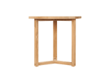 Cross Legs Nesting Teak Patio Side Table - LOOMLAN - HiTeak - Outdoor Side Tables