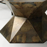 Crown Large Patina Metal Mid Century Side Table - LOOMLAN - Jamie Young - Side Tables