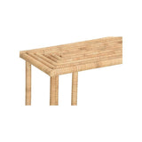 Cuixmala Natrural Rattan Crafted Console Table - LOOMLAN - Wildwood - Console Tables