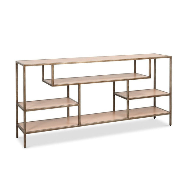 Cullum Irom Framed Rectangular Console Table - LOOMLAN - Sarreid - Console Tables