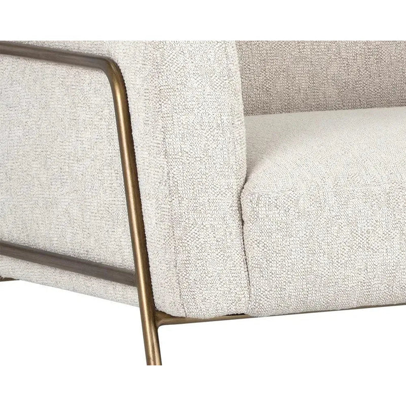 Cybil Leather Lounge Chair - LOOMLAN - SUNPAN - Accent Chairs