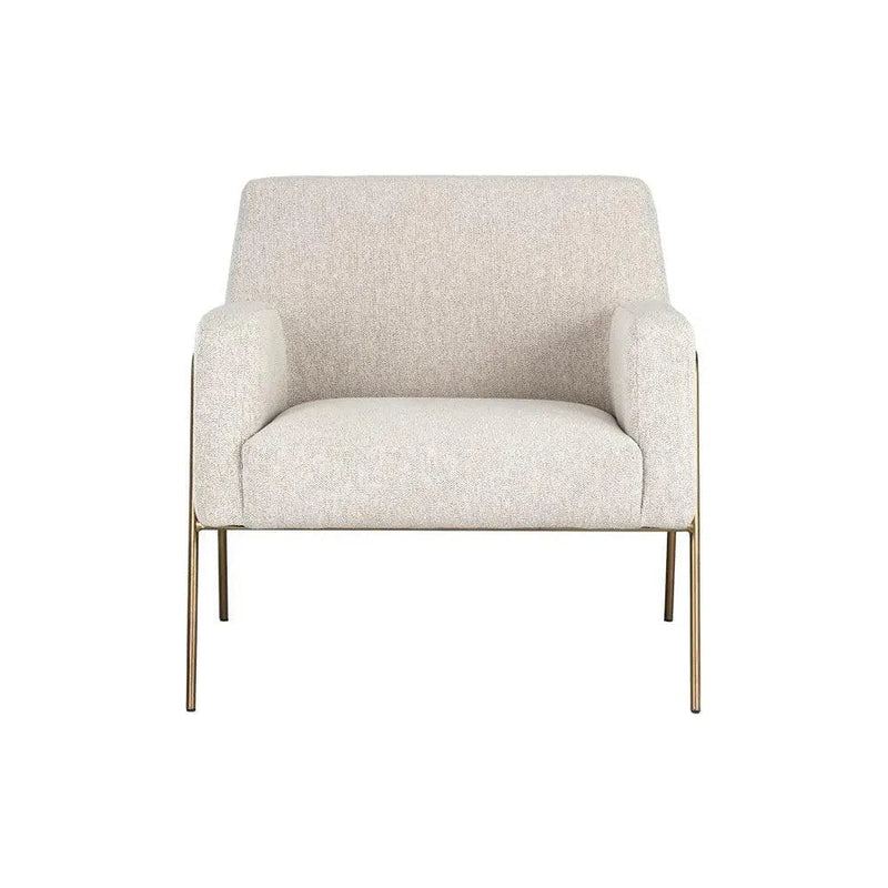 Cybil Leather Lounge Chair - LOOMLAN - SUNPAN - Accent Chairs