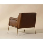 Cybil Leather Lounge Chair - LOOMLAN - SUNPAN - Accent Chairs