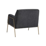 Cybil Leather Lounge Chair - LOOMLAN - SUNPAN - Accent Chairs