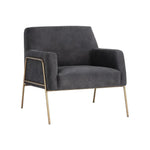 Cybil Leather Lounge Chair - LOOMLAN - SUNPAN - Accent Chairs