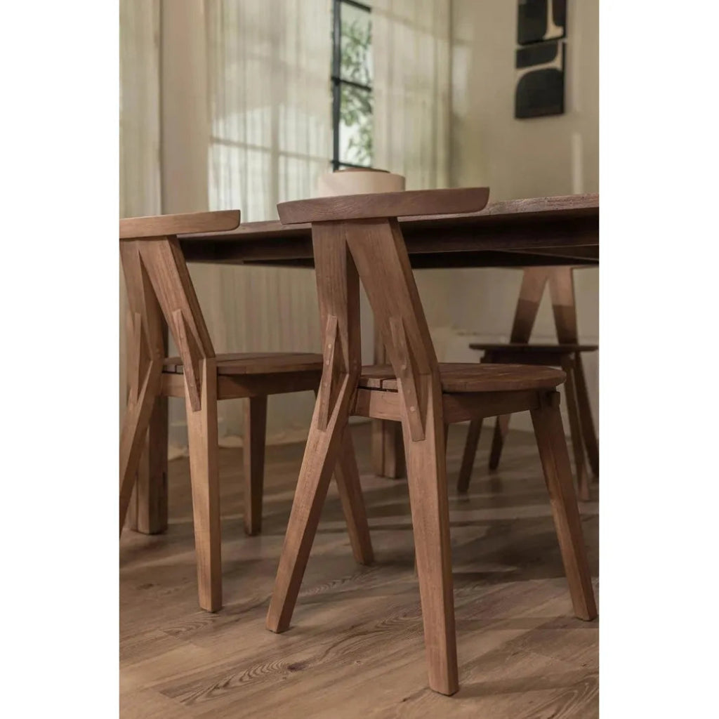 D - Bodhi Artisan Buffalo Wooden Dining Chair - LOOMLAN - LH Imports - Dining Chairs