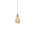 D - Bodhi Horn Rattan Framed Stylish Pendant - LOOMLAN - LH Imports - Pendants