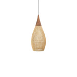 D - Bodhi Horn Rattan Framed Stylish Pendant - LOOMLAN - LH Imports - Pendants