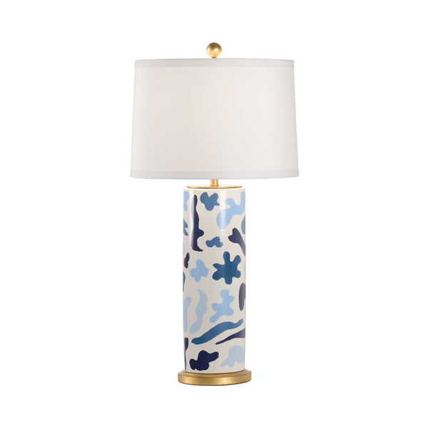 Danton Ceramic With Gold Accents Table Lamp