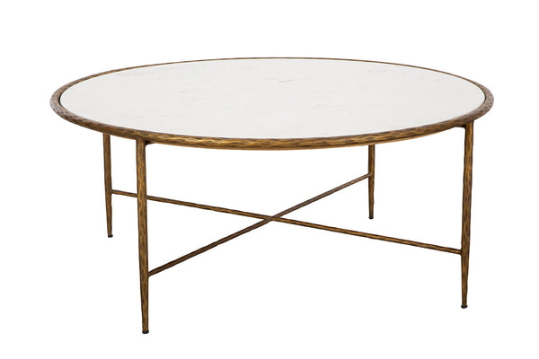 Evelyn Marble Topped Round Coffee Table