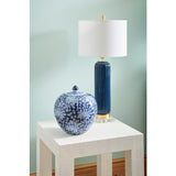 Samuel Glazed Fluted Ceramic Table Lamp