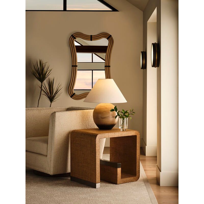 Moriko Natural Japanese Elements Table Lamp - LOOMLAN - Wildwood - Table Lamps