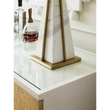 Portofino Marble Made Table Lamp - Nero Marquina