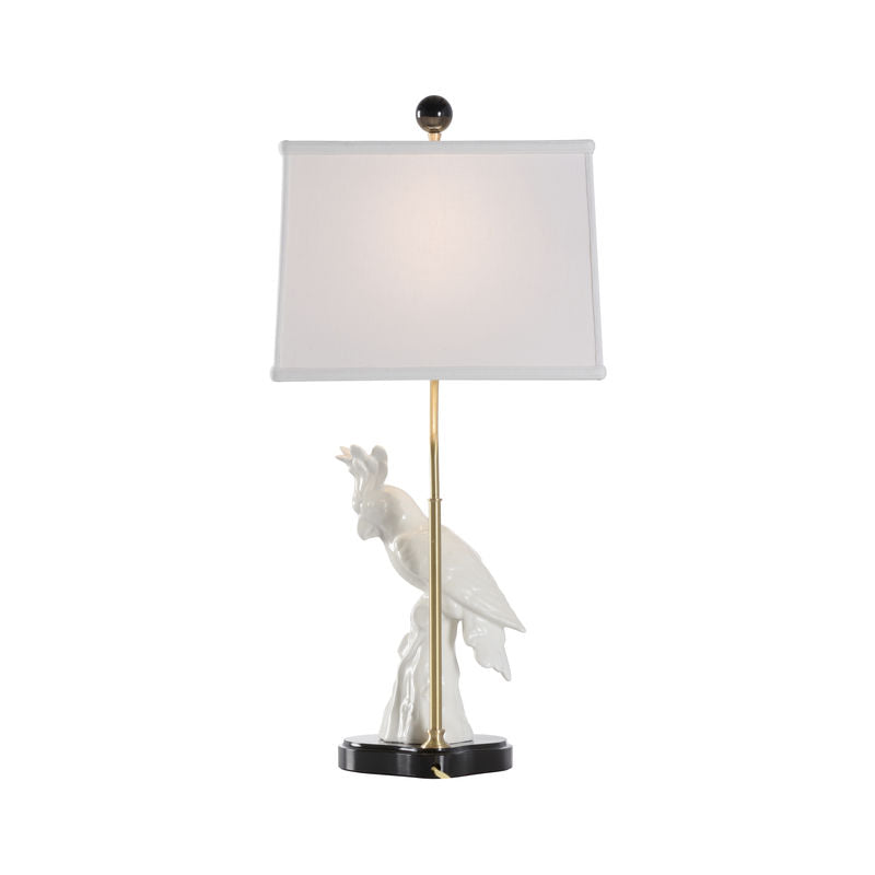 Hope Parrot Design Ceramic Table Lamp