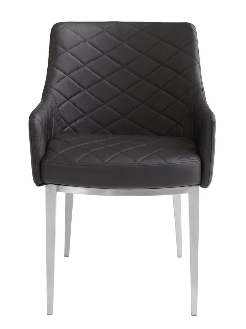 Chase Leather Upholstered Dining Armchair