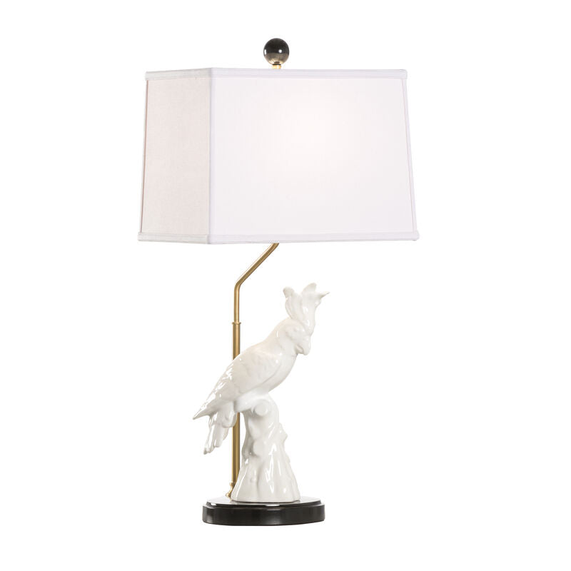 Hope Parrot Design Ceramic Table Lamp