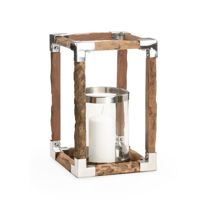 Modern Rustic Hurricane Candleholder