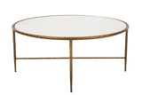 Evelyn Marble Topped Round Coffee Table