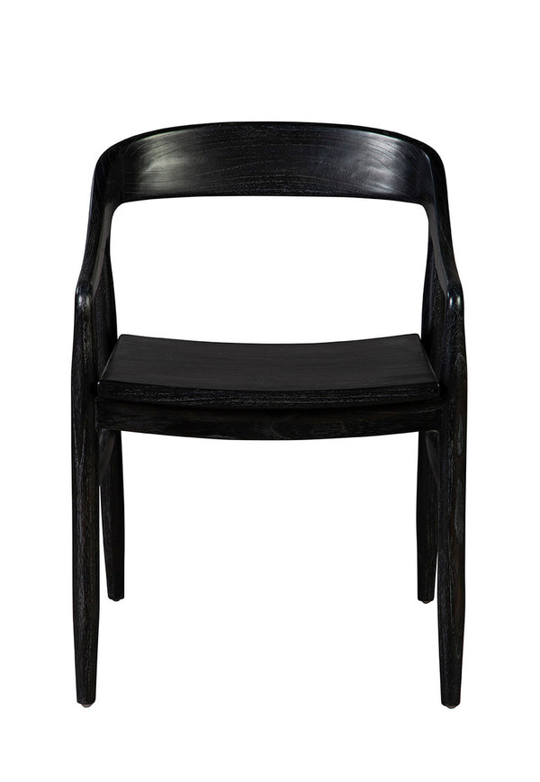 Townsend Wooden Black Arm Chair