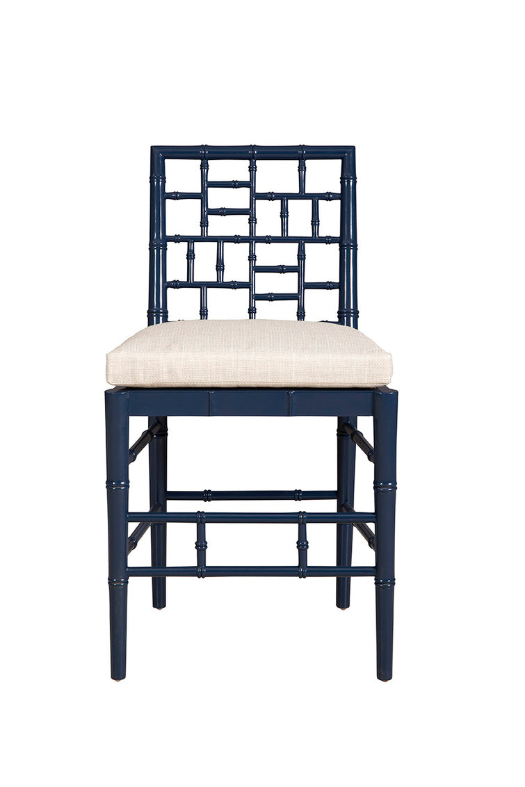 Hugo Linen Upholstered Modern Counter Stool