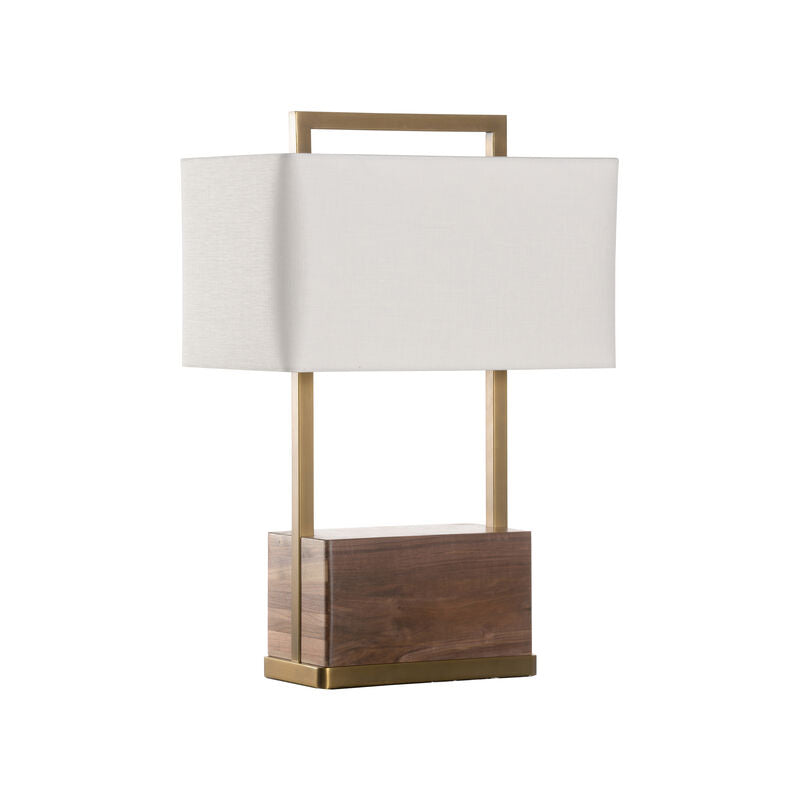 Modern Brass Finish Table Lamp