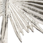 Fan Palm Silver Marble Base Sculpture