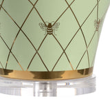 Ginger Jar Ceramic Made With Gold Accents Table Lamp