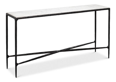 Dakor Marble Top Rectangular Console Table - LOOMLAN - Sarreid - Console Tables