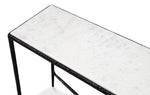 Dakor Marble Top Rectangular Console Table - LOOMLAN - Sarreid - Console Tables