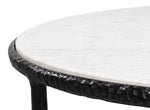 Dakor Marble Top Round Coffee Table - LOOMLAN - Sarreid - Coffee Tables