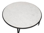 Dakor Marble Top Round Coffee Table - LOOMLAN - Sarreid - Coffee Tables