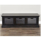 Dakota Entry Locker Hall Tree Bench Storage - LOOMLAN - Sunny D - Hall Trees & Lockers
