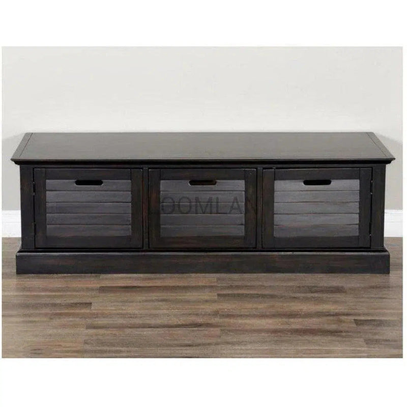 Dakota Entry Locker Hall Tree Bench Storage - LOOMLAN - Sunny D - Hall Trees & Lockers