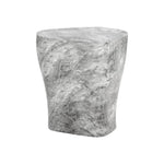 Dali Concrete Outdoor Geometric End Table - LOOMLAN - SUNPAN - Outdoor Side Tables