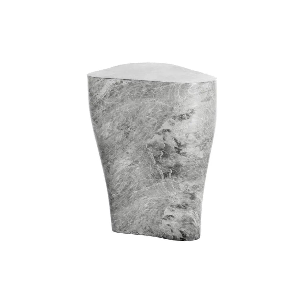 Dali Concrete Outdoor Geometric End Table - LOOMLAN - SUNPAN - Outdoor Side Tables