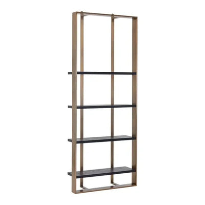 Dalton Steel Framed Modern Bookcase - LOOMLAN - SUNPAN - Bookcases